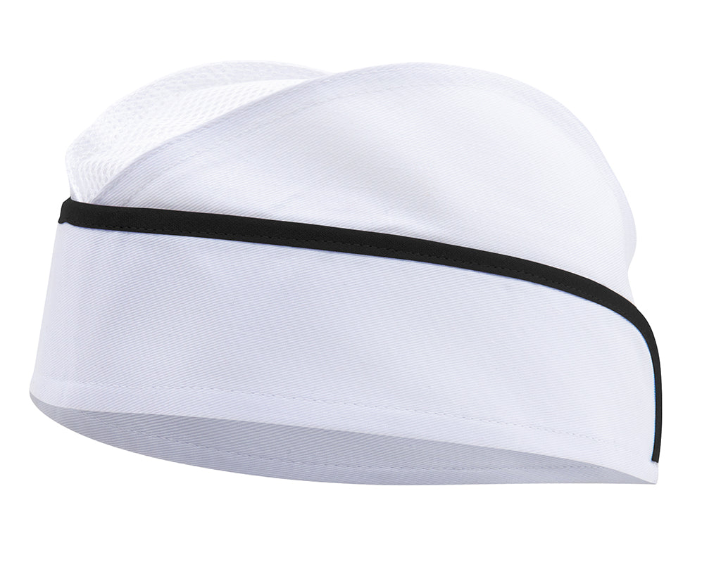 BONNET MILITAIRE RÉSILLE BLANC