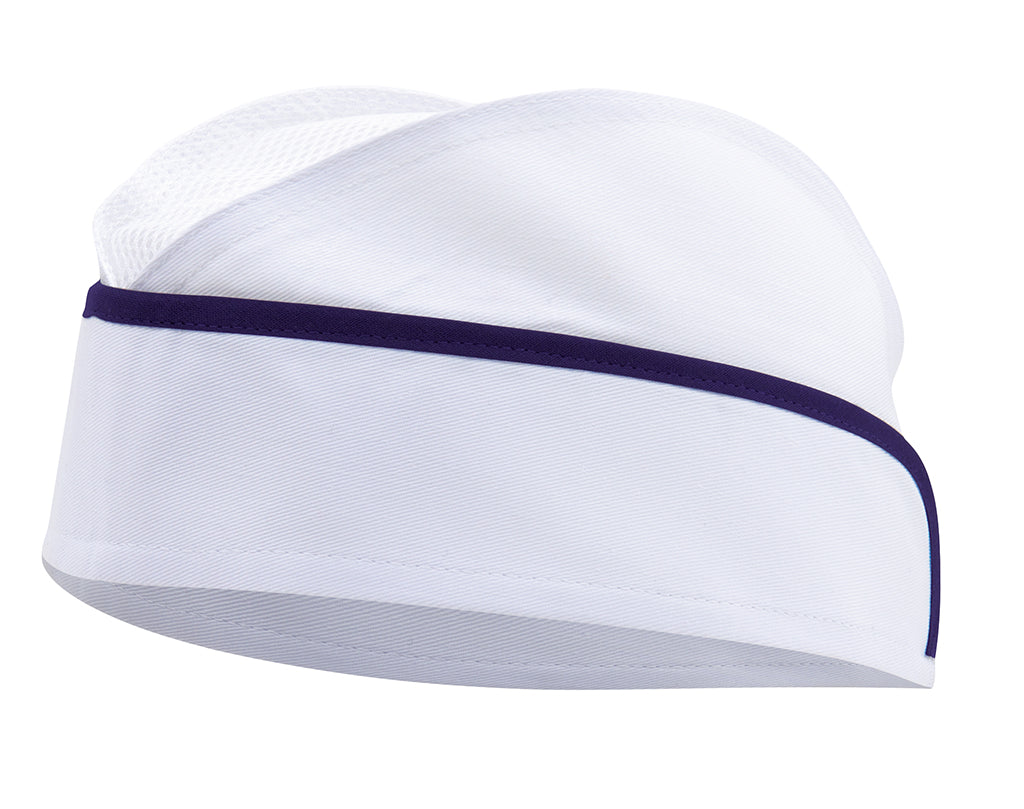 BONNET MILITAIRE RÉSILLE BLANC