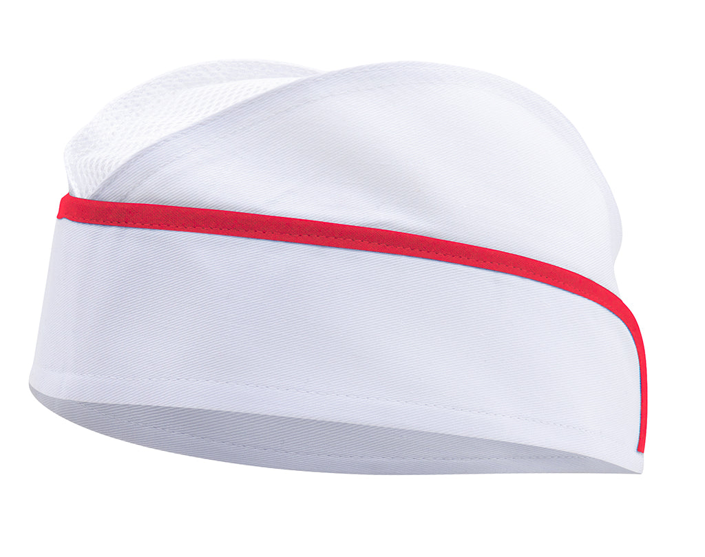 BONNET MILITAIRE RÉSILLE BLANC