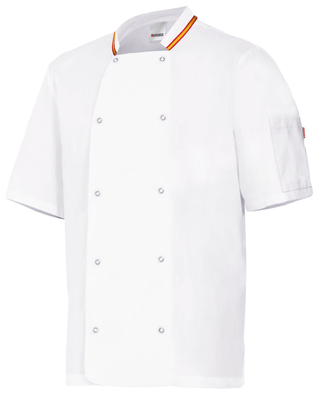 VESTE CUISINE MC BLANC