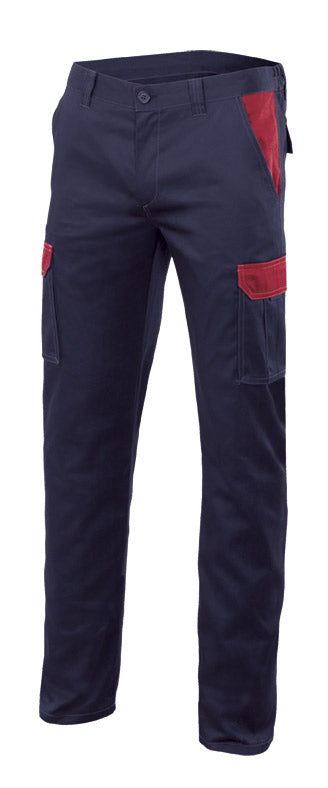 NAVY BLUE STRETCH TROUSERS