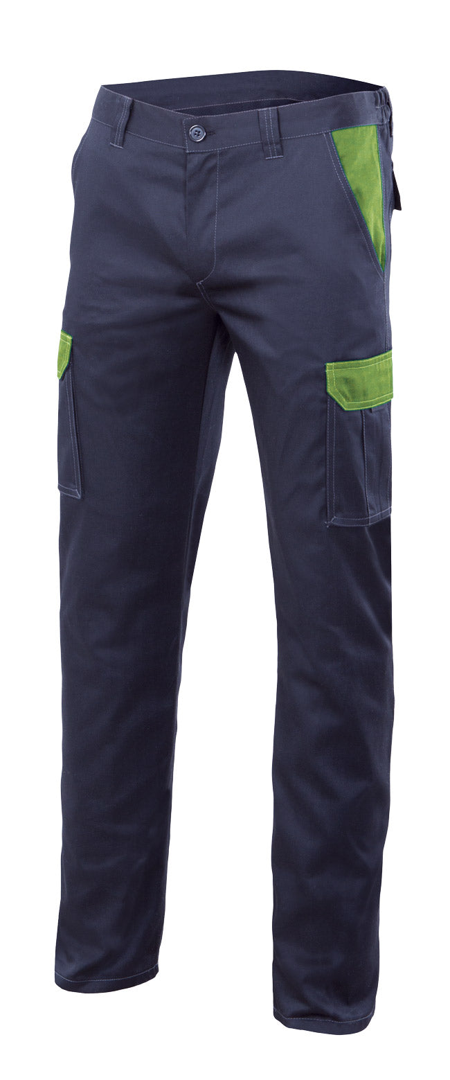 NAVY BLUE STRETCH TROUSERS