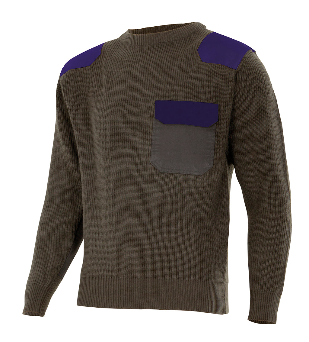 HUNTER GREEN JERSEY SWEATER