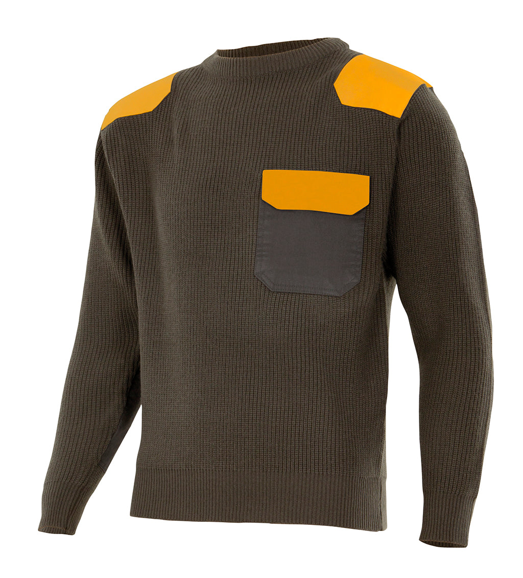 HUNTER GREEN JERSEY SWEATER