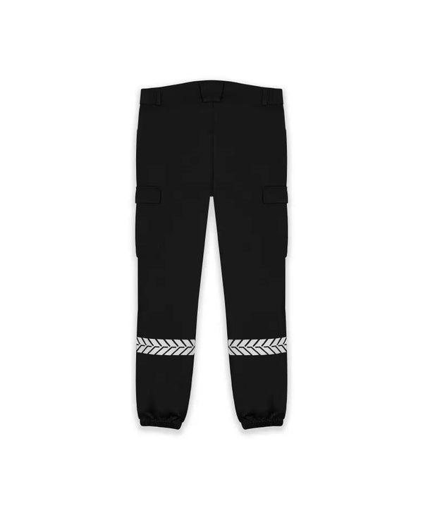 Pantalon sécurité privée noir avec bandes HV – GK SAFETEK®️