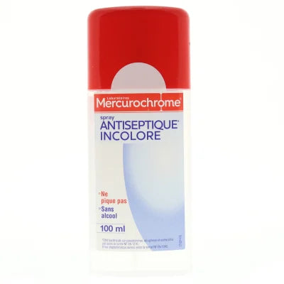 ANTISEPTIQUE INCOLORE EN SPRAY DE 100 ML