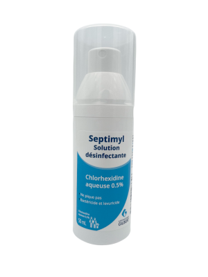 CHLORHEXIDINE AQUEUSE SEPTIMYL EN SPRAY DE 50 ML