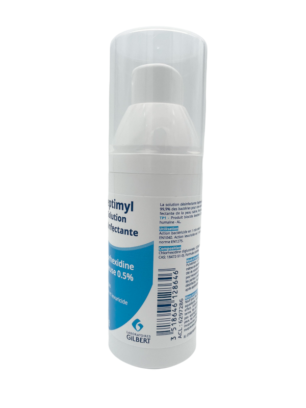 CHLORHEXIDINE AQUEUSE SEPTIMYL EN SPRAY DE 50 ML