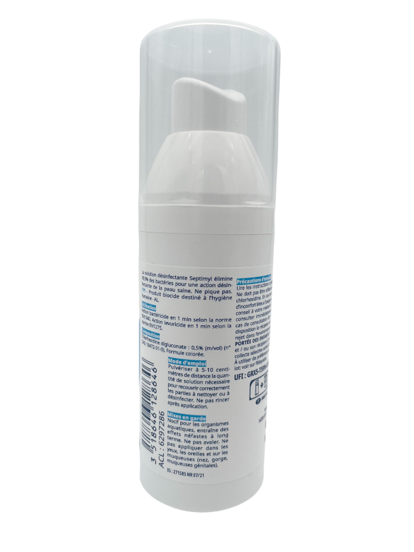 CHLORHEXIDINE AQUEUSE SEPTIMYL EN SPRAY DE 50 ML