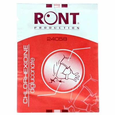 CHLORHEXIDINE EN LINGETTE DE 2 ML PAR 10