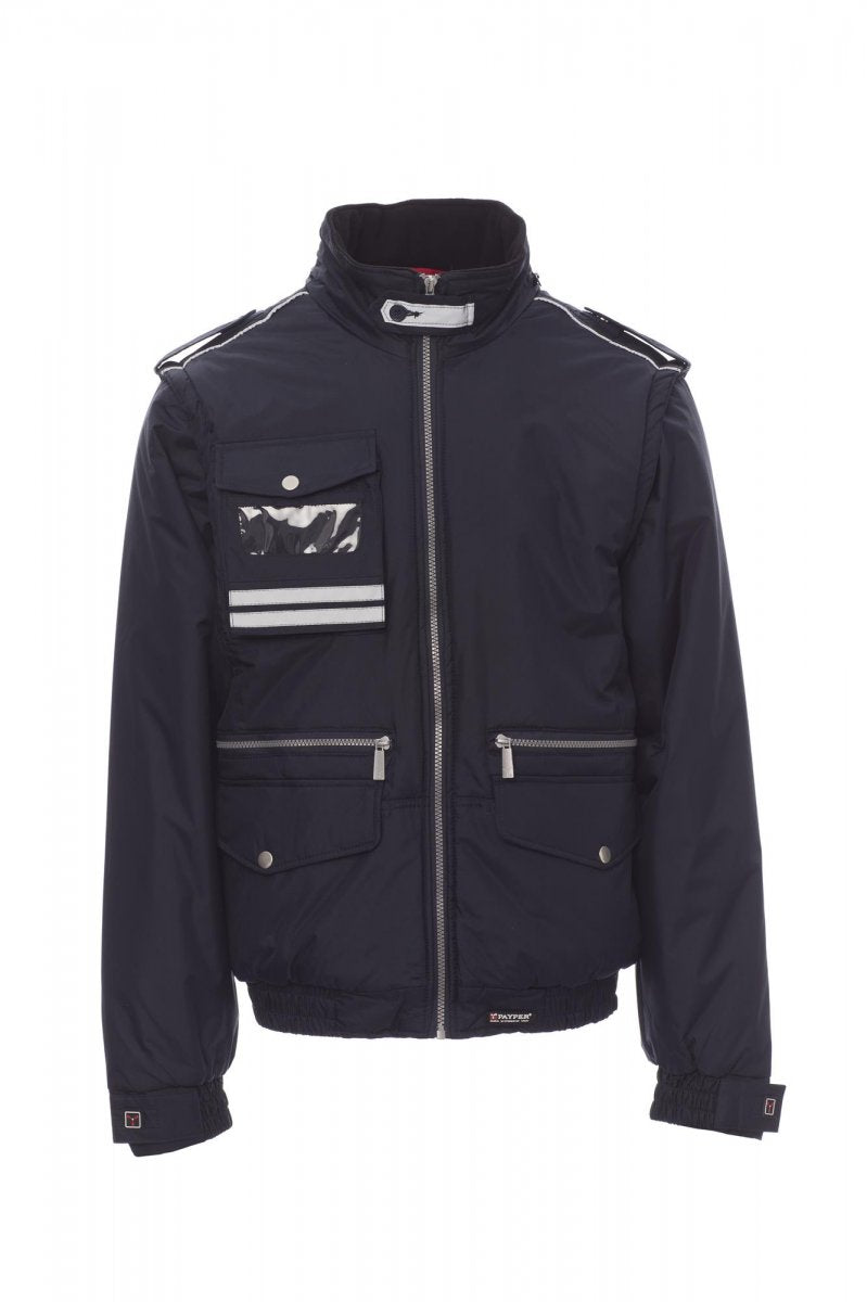 VESTES IMBOTTITO CON MANICHE STACCABILI E CAPPUCCIO - LANCER
