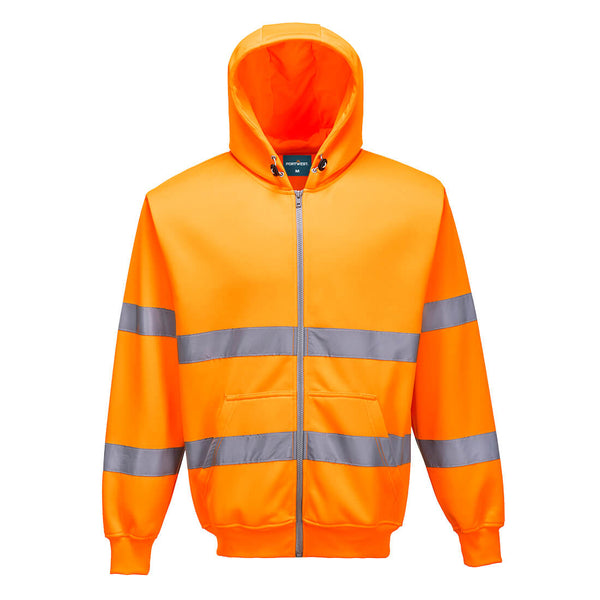 Sweat zip HiVis à capuche
