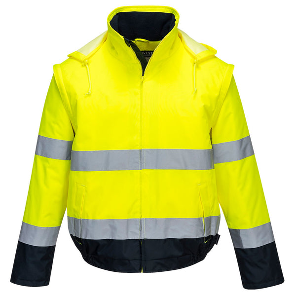 Blouson HV 2-en-1 HV doublé polaire