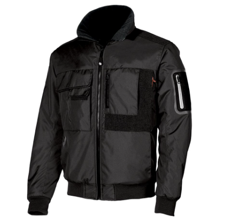 Blouson Bomber MATE Black Carbon HY108BC