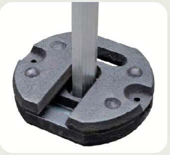 Pied poids pèse 12kg