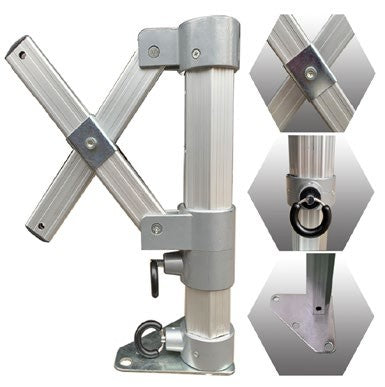 Cadre hexagonal en aluminium 50mm