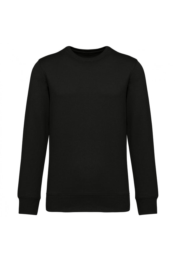 Unisex eco-responsible zip-neck sweatshirt