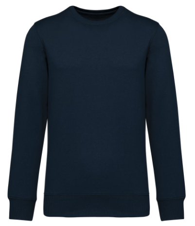 Unisex eco-responsible zip-neck sweatshirt