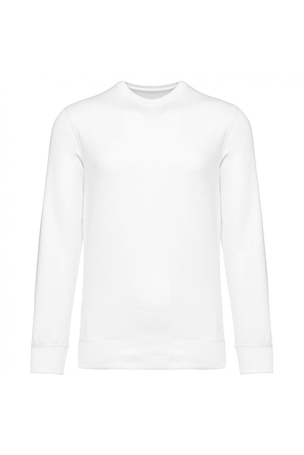 Unisex eco-responsible zip-neck sweatshirt