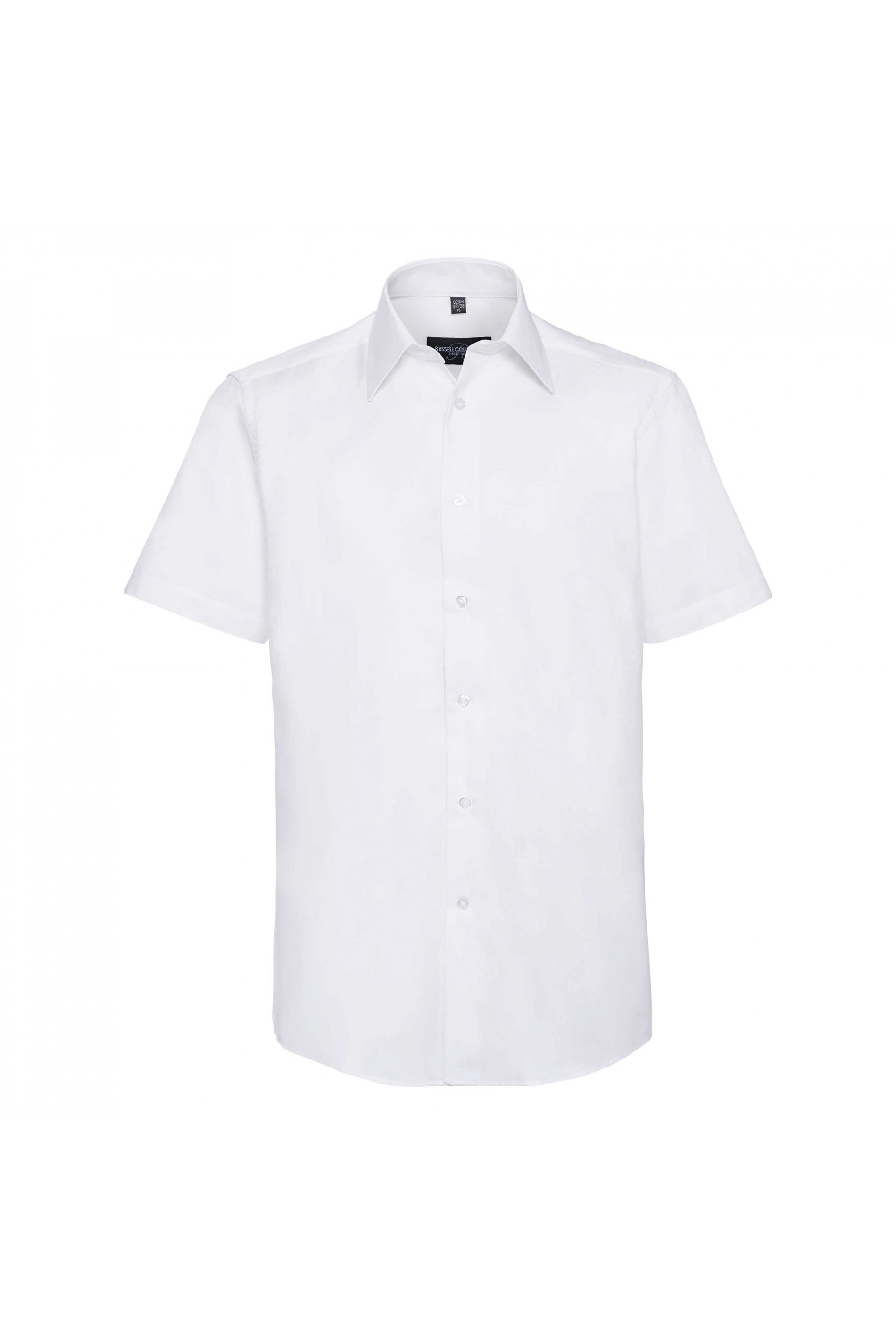 Chemise oxford cintrée manches courtes homme
