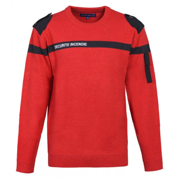 Pull Sécurité Incendie EVO - Rouge - CityGuard