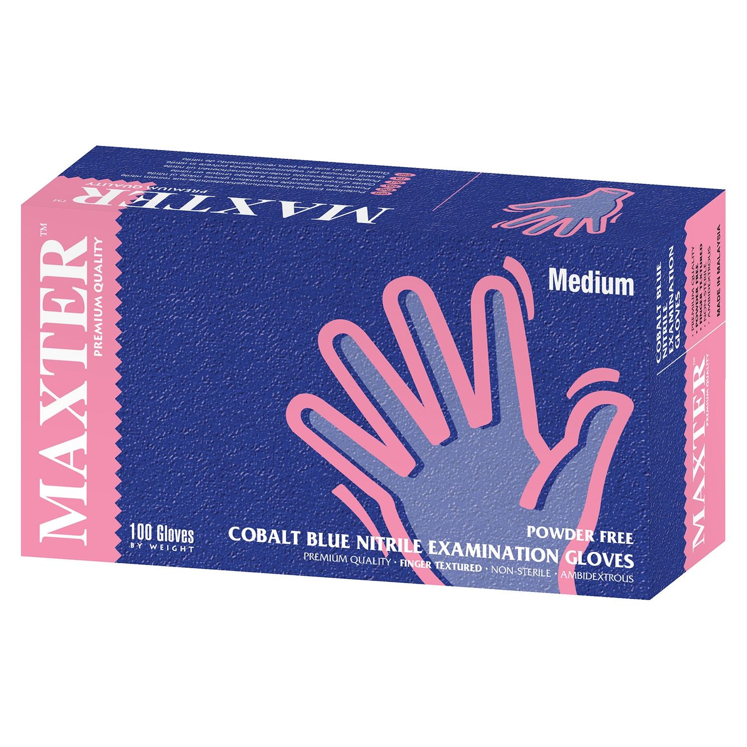 GANTS - GANTS D'EXAMINATION EN NITRILE - NON POUDRÉS - BLEU