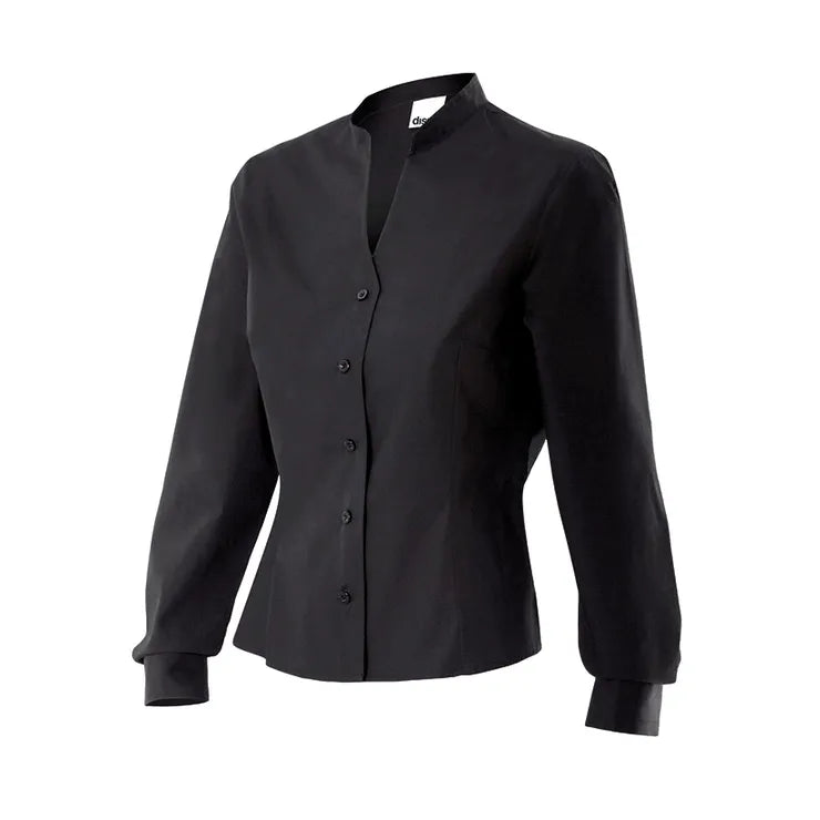 Crêpe blouse met korte mouwen voor dames