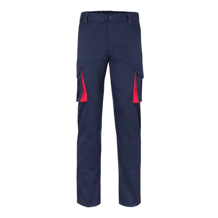 TWO-TONE STRETCH TROUSERS