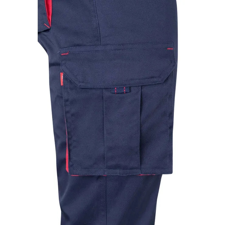 TWO-TONE STRETCH TROUSERS