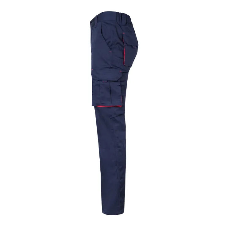 TWO-TONE STRETCH TROUSERS