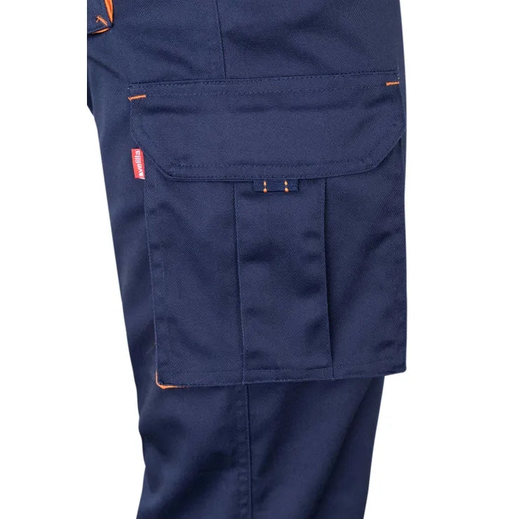TWO-TONE STRETCH TROUSERS