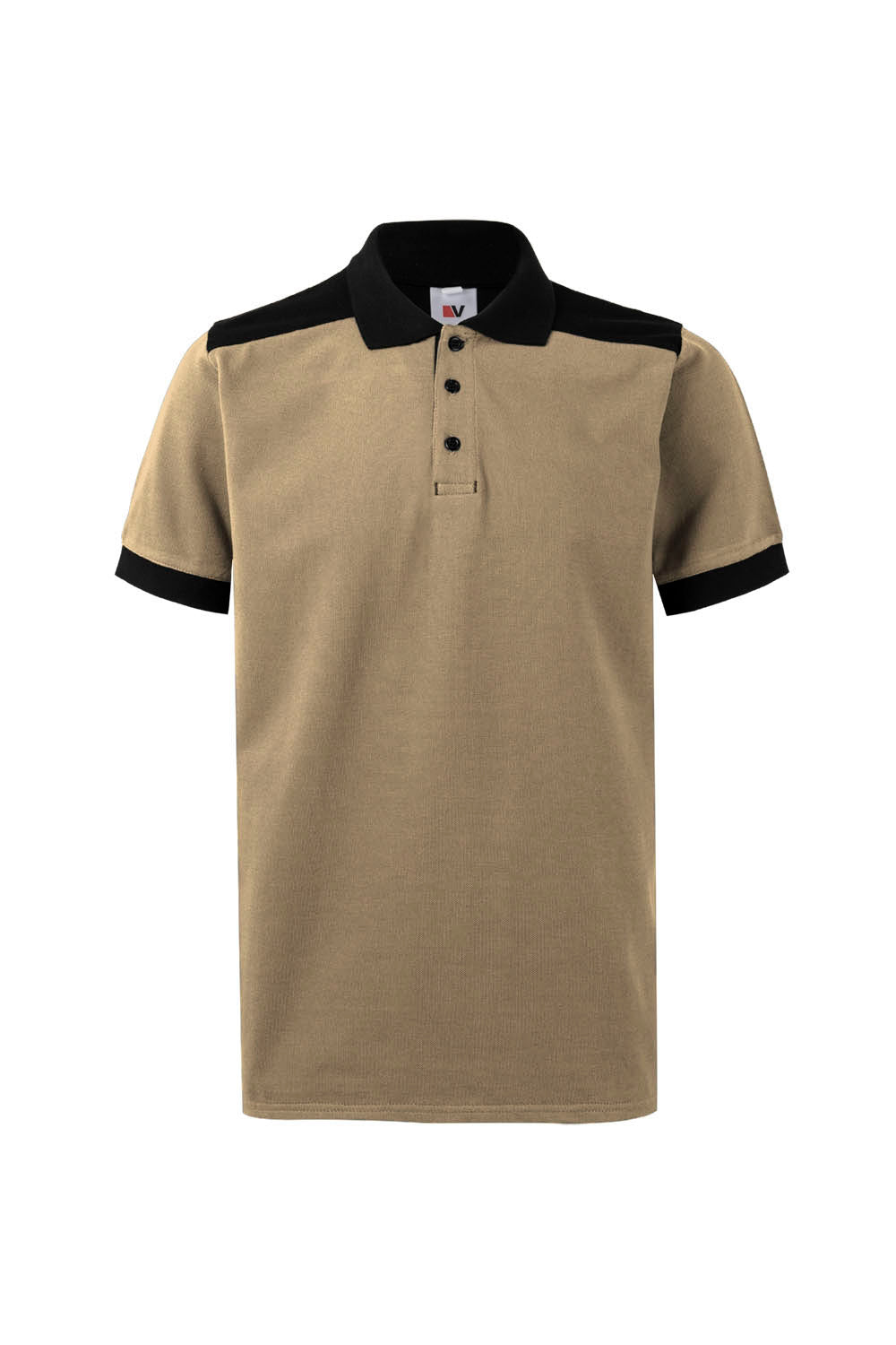 TWO-TONE STRETCH POLO SHIRT