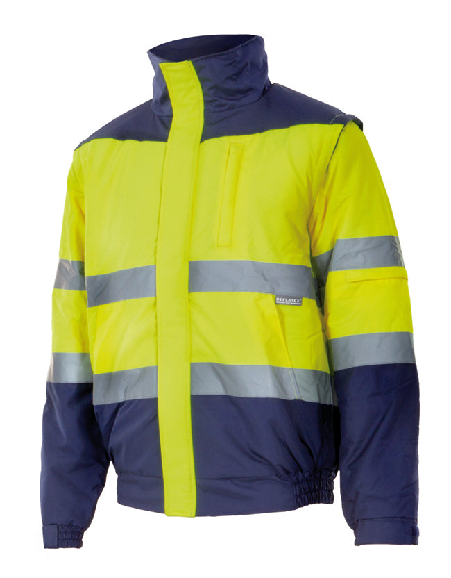 BLOUSON BICOLORE HV