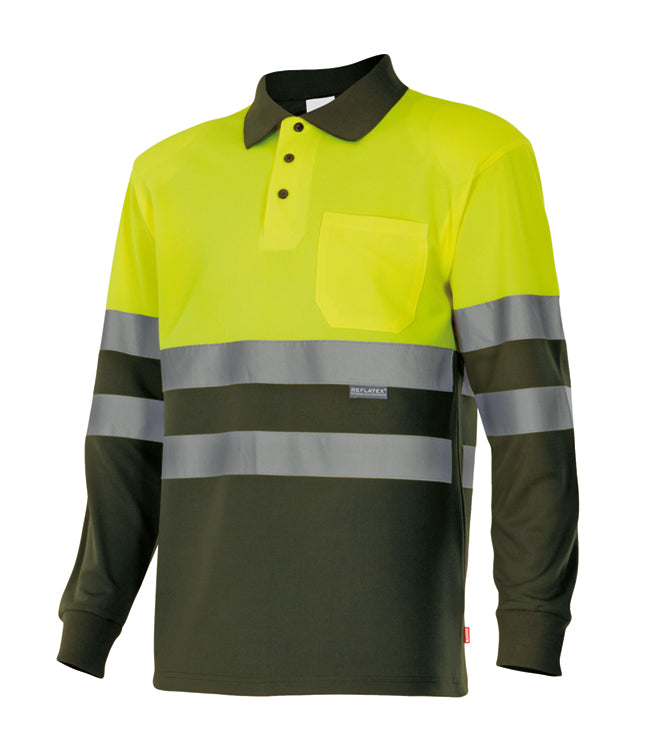 POLO BICOLORE ML HV