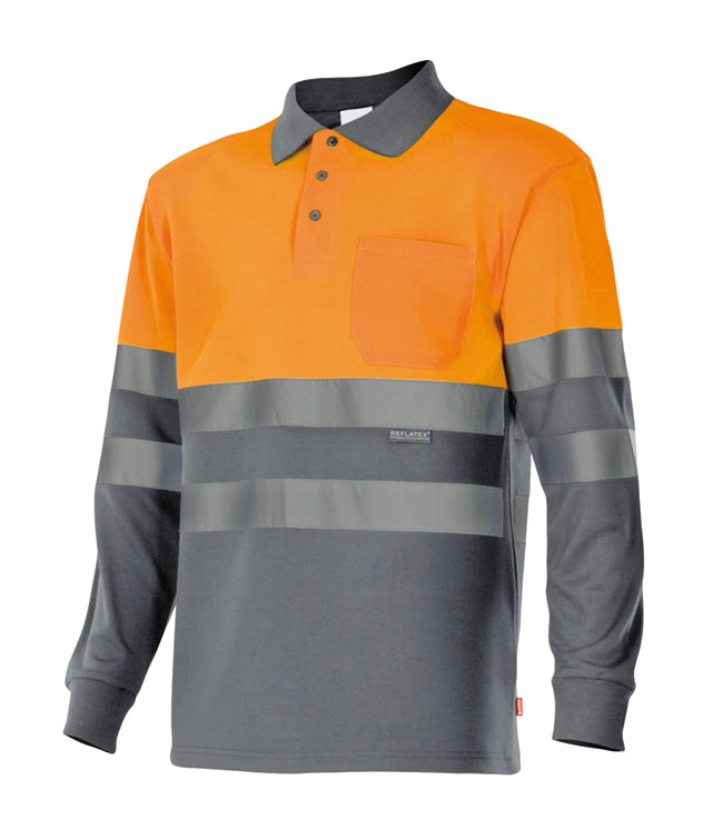 POLO BICOLORE ML HV
