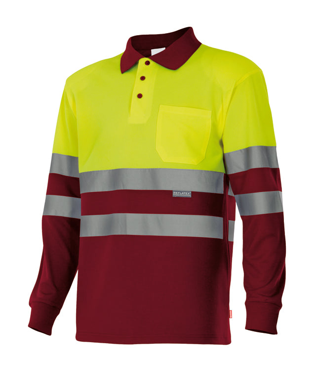 POLO BICOLORE ML HV