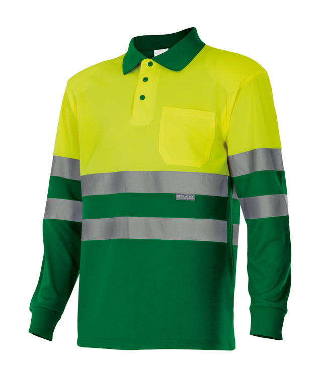 POLO BICOLORE ML HV