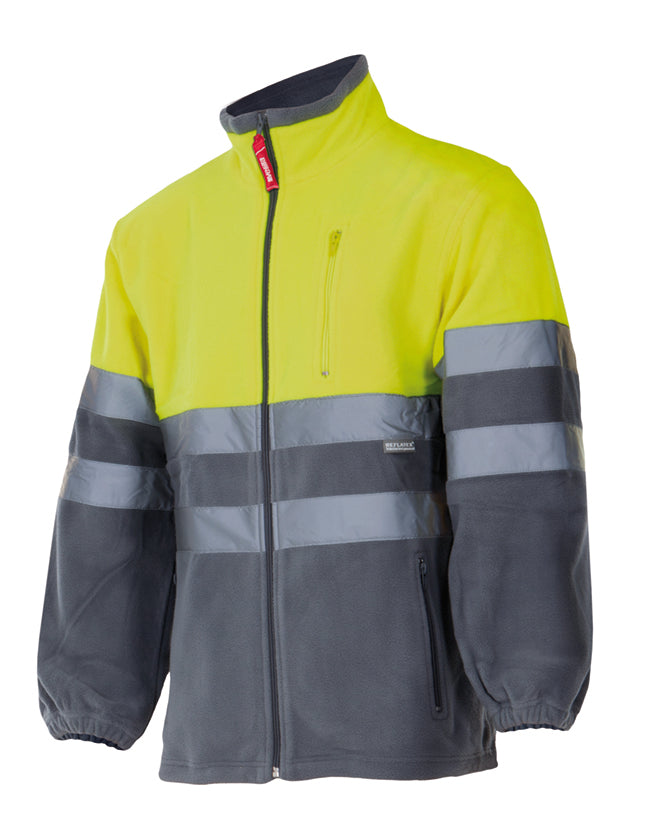 VESTE POLAIRE BICOLORE HV