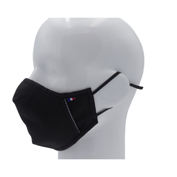 Masque Tissu Sport PRO Lavable - Taille Adulte - UNS1 - 50 Lavages - Fabriqué en FRANCE