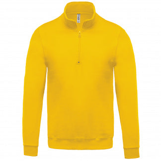 Men's zip-neck sweatshirt