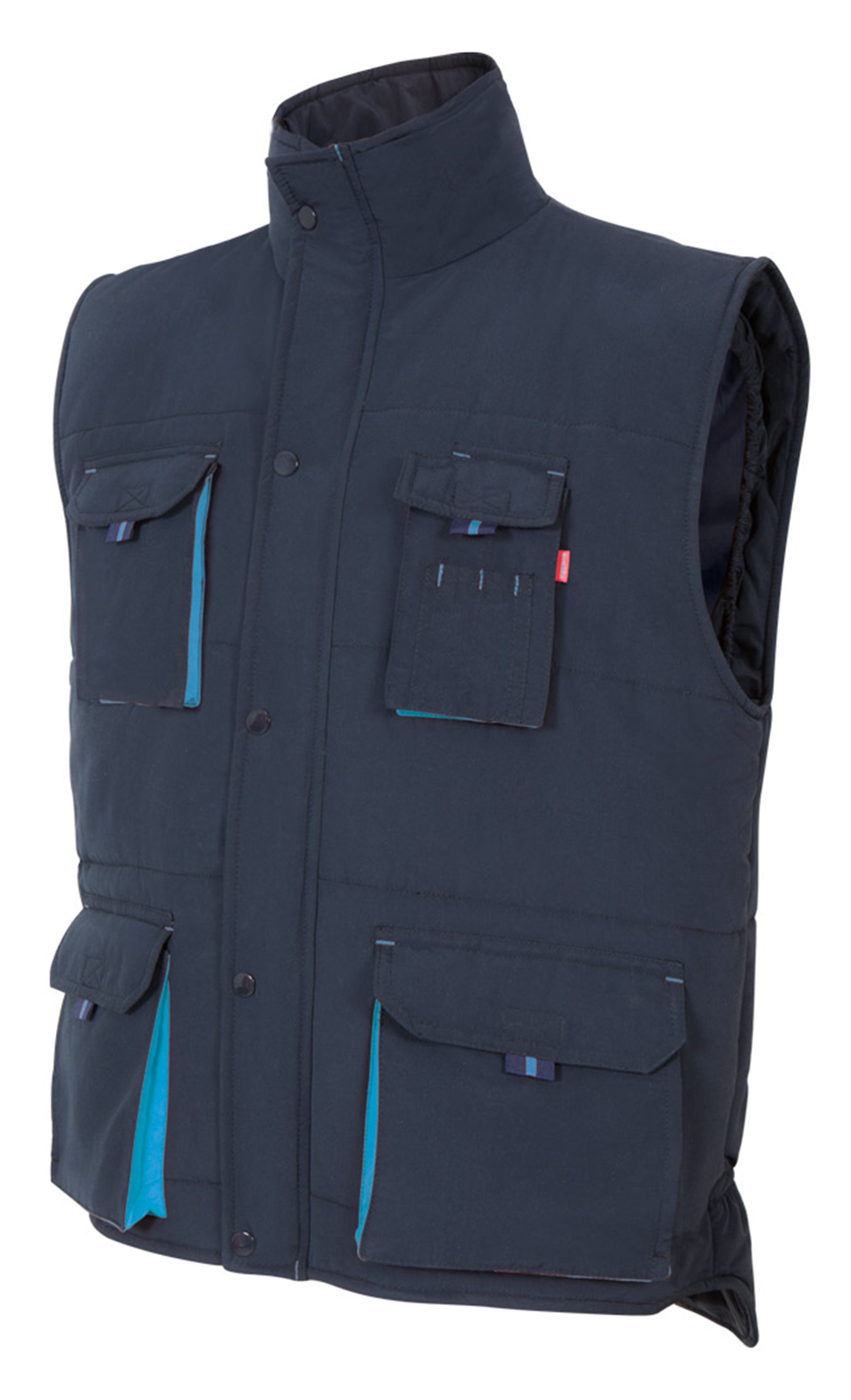 GILET MATELASSÉ BICOLORE