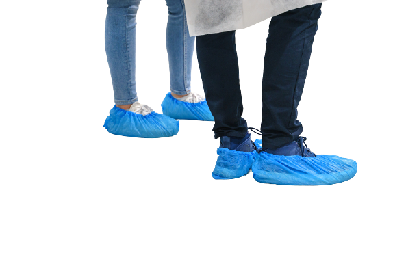 Premium Waterproof Disposable Shoe Covers for Shoes - One Size - Pack of 100