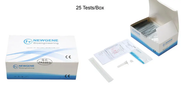 Sars-cov-2 Covid-19 Rapid Antigenic Self-Test - NEWGENE - Box Of 25 - Box of 5