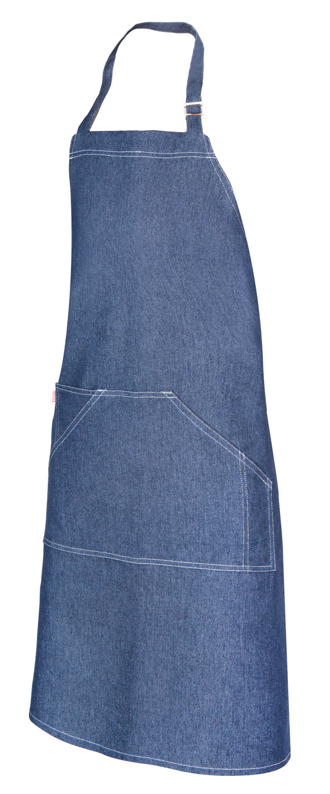 TABLIER DENIM À BAVETTE