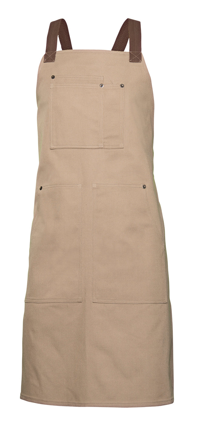 TABLIER CANVAS À BAVETTE