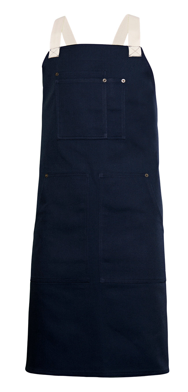 TABLIER CANVAS À BAVETTE