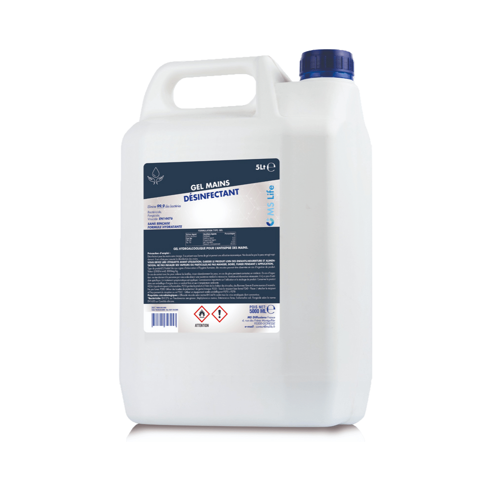 Can Of Hydroalcoholic Gel Ms Life 5L