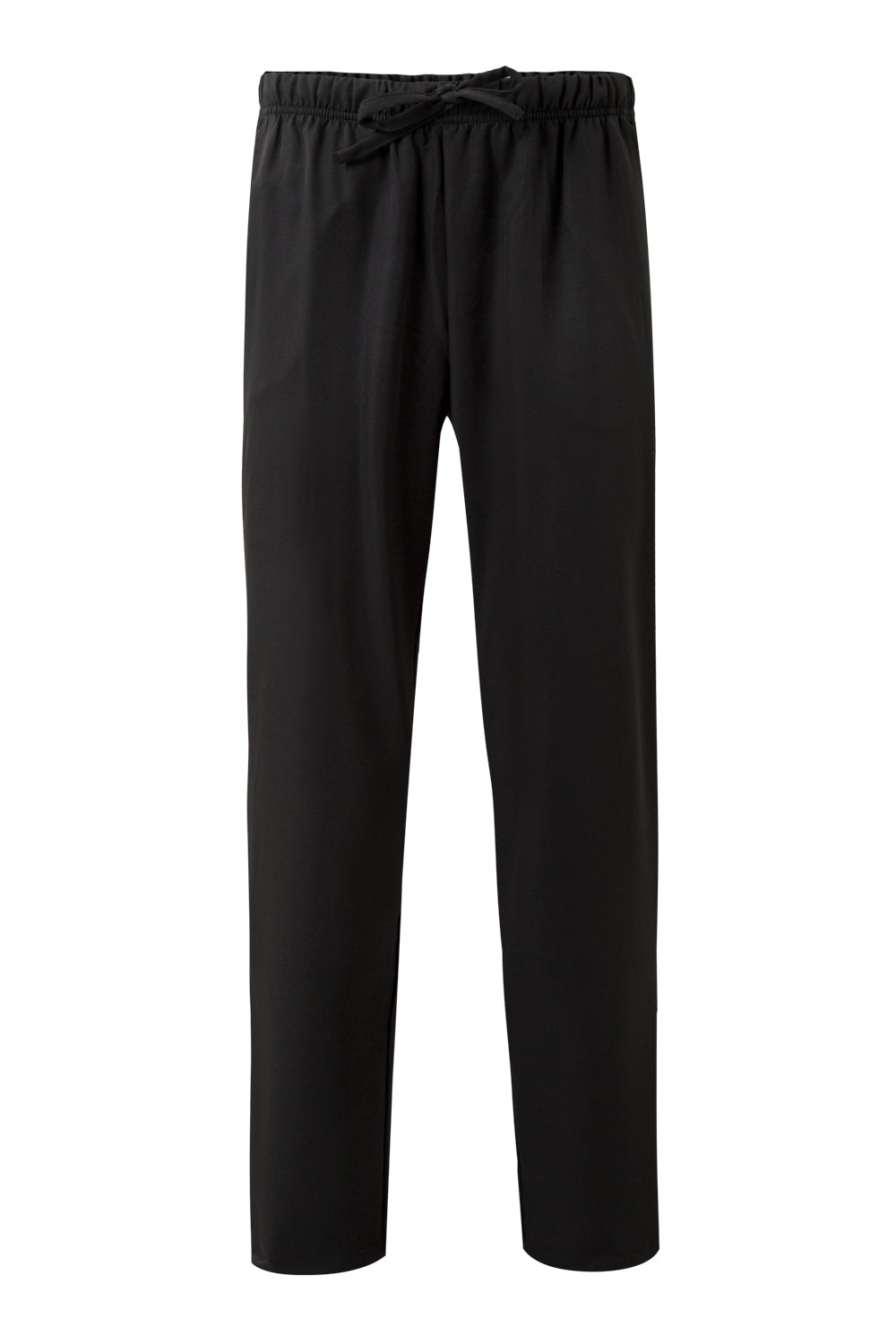 ELASTICATED MICROFIBER TROUSERS