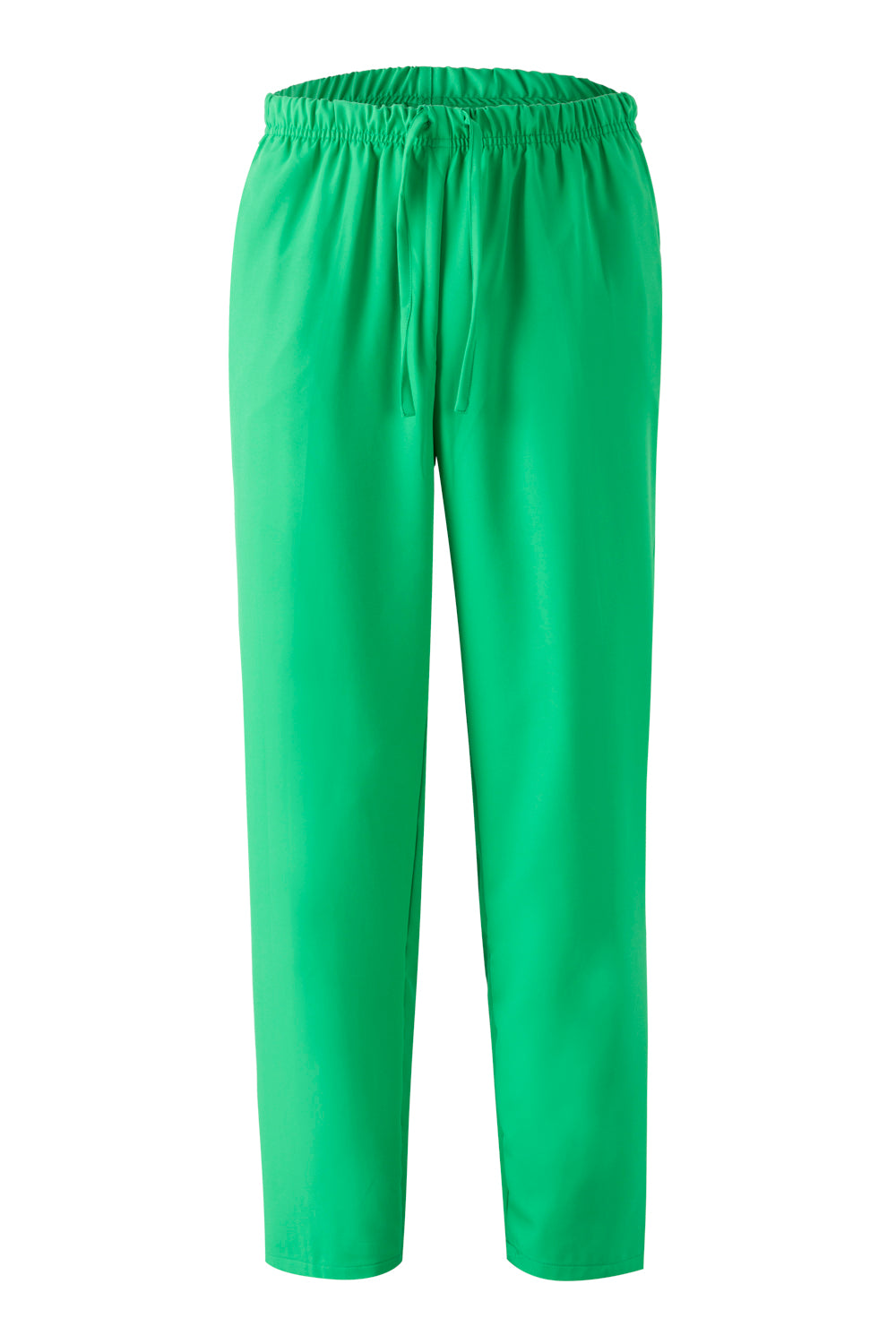 ELASTICATED MICROFIBER TROUSERS
