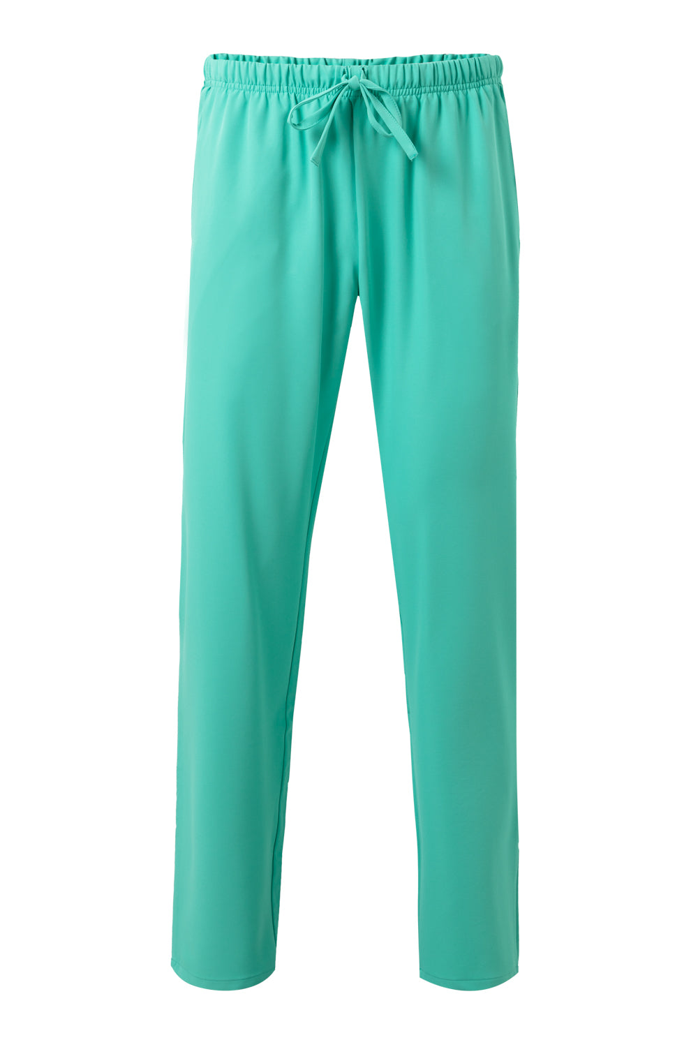 ELASTICATED MICROFIBER TROUSERS
